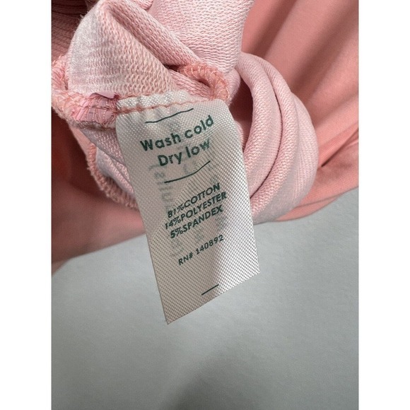 Marine Layer Cassidy Sweatshirt Dress XL Vintage Peach Pink Pockets - Picture 4 of 6